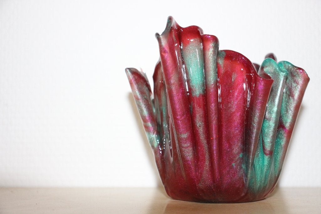 Unieke Harsvaas / Handmade Resin Vase, Overige materialen, Overige kleuren, Verzenden, Nieuw