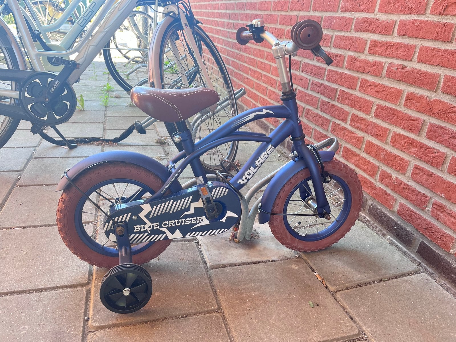 Volare Blue Cruiser 12 inch jongensfiets - Zeer goede staat, Terugtraprem, Minder dan 49 cm, Zo goed als nieuw, Ophalen