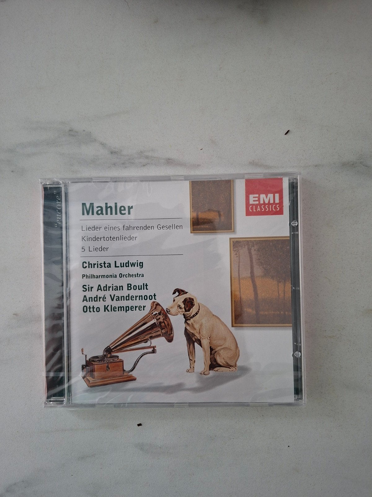 mahler: lieder. christa ludwig. philharmonia orchestra, Verzenden, Mahler, Romantiek, Nieuw in verpakking
