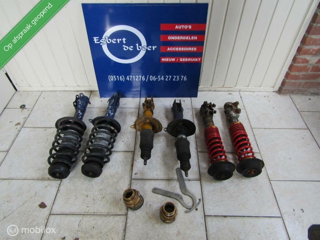 6x Veerpoot golf 2 / 3 caddy 2 corrado seat ibiza, Auto-onderdelen, Ophanging en Onderstel, Gebruikt, Volkswagen, Ophalen of Verzenden