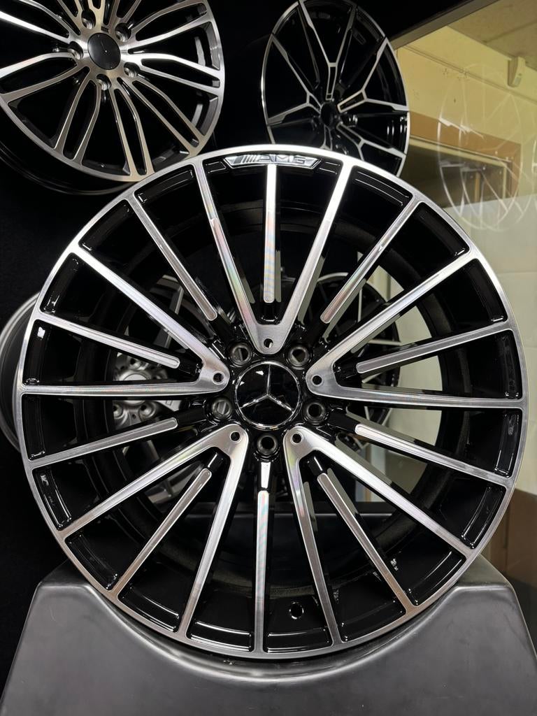 19 inch velgen voor Mercedes AMG look 5x112 A B C CLA KALSSE, Auto-onderdelen, Banden en Velgen, Velg(en), 19 inch, Personenwagen