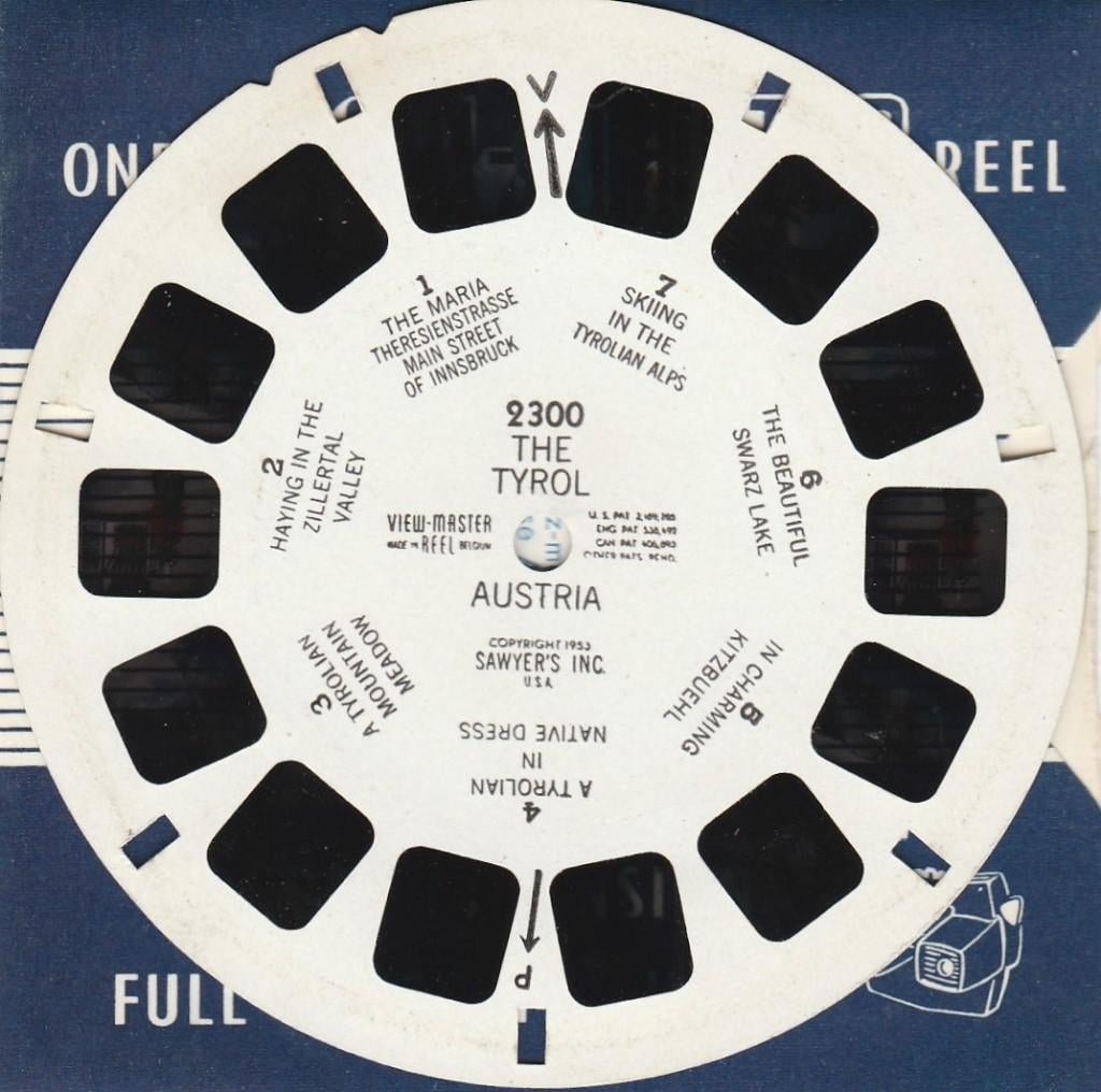 ZGAN view master 2300 TIROL OOSTENRIJK viewmaster, Ophalen of Verzenden, Zo goed als nieuw