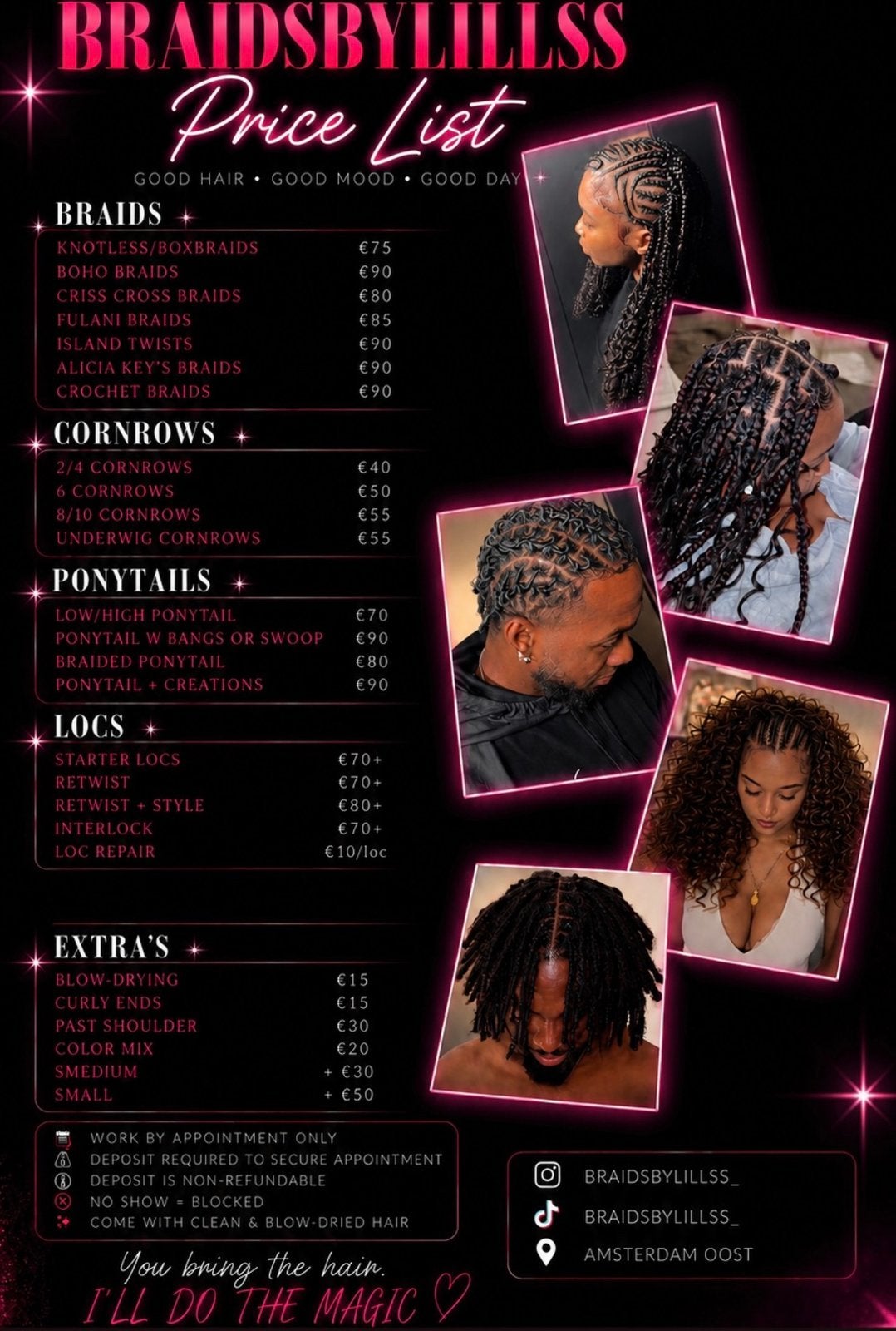 Braider amsterdam/ kapper, Ophalen of Verzenden, Nieuw