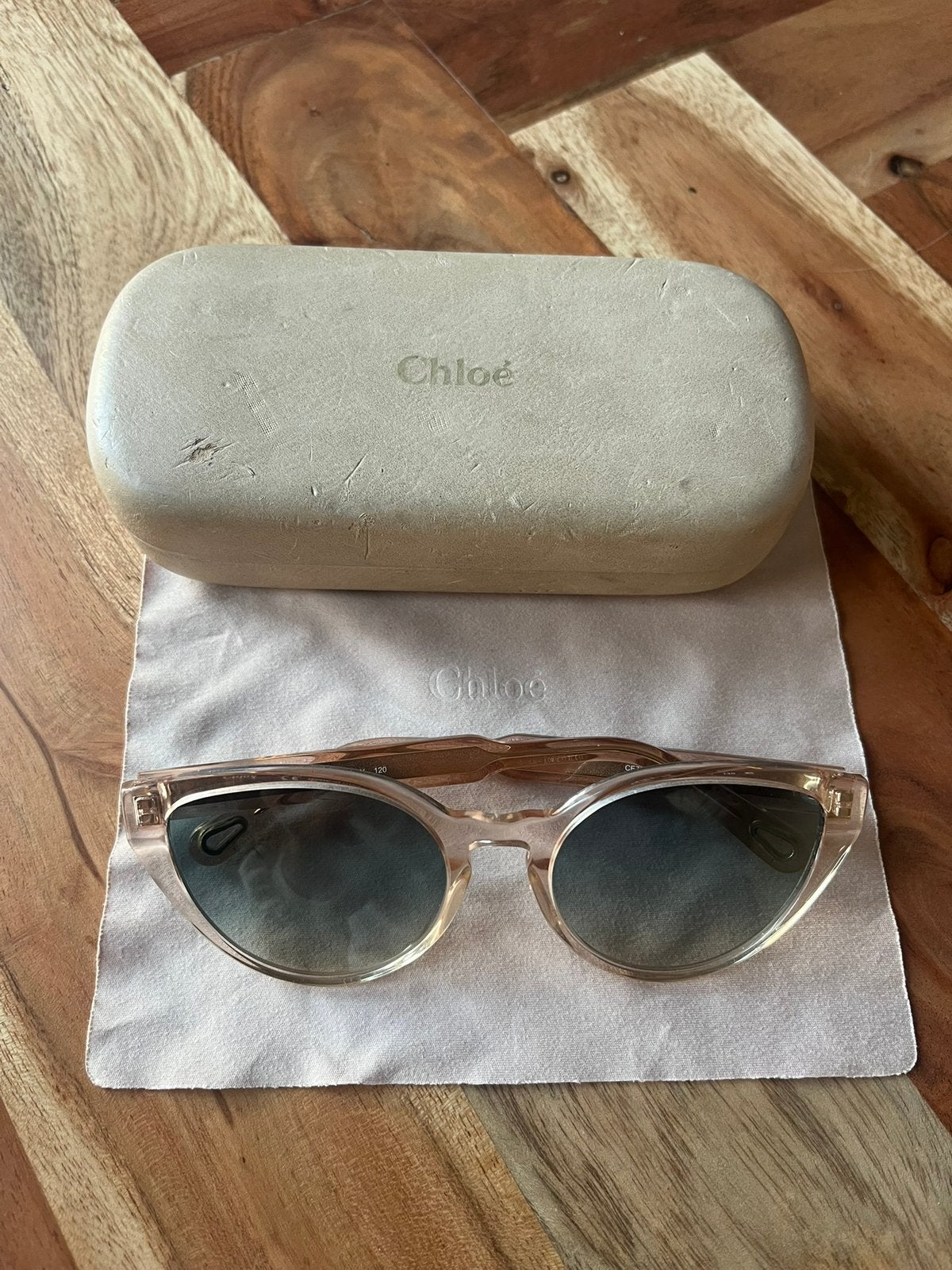 Chloe peach zonnebril, Ophalen, Zo goed als nieuw, Overige merken