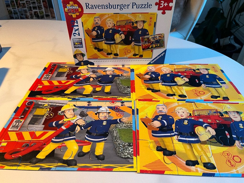 Puzzel 2 in 1, Ophalen of Verzenden, Meer dan 50 stukjes, Gebruikt