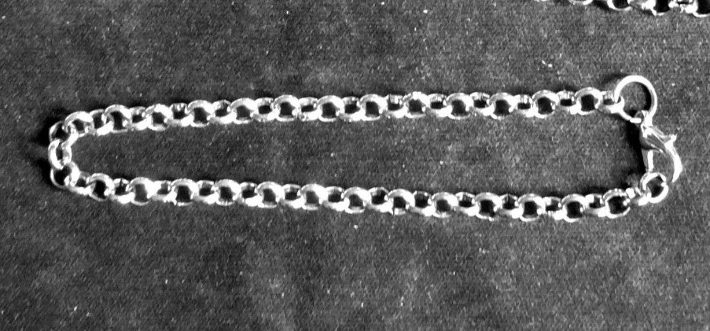 armband NIEUW jasseron armbandje 18 cm zilverkleur, Sieraden, Tassen en Uiterlijk, Ophalen of Verzenden, Zo goed als nieuw, Zilver