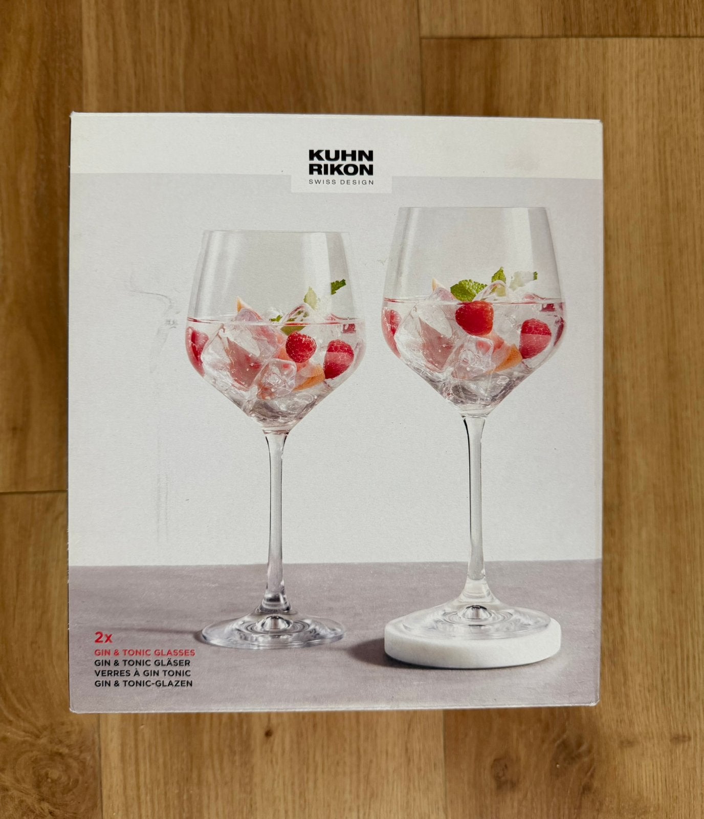 Gin tonic glazen in doos. Nieuw, Ophalen of Verzenden, Nieuw, Overige typen