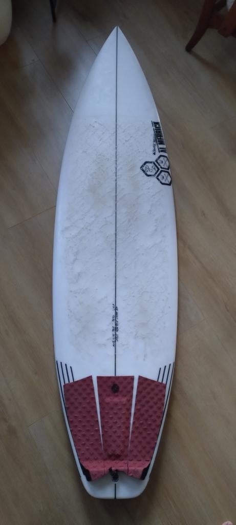 Surfboard Al Merrick Black and White 6'0" PU shortboard, Watersport en Boten, Golfsurfen, Ophalen, Zo goed als nieuw, Shortboard