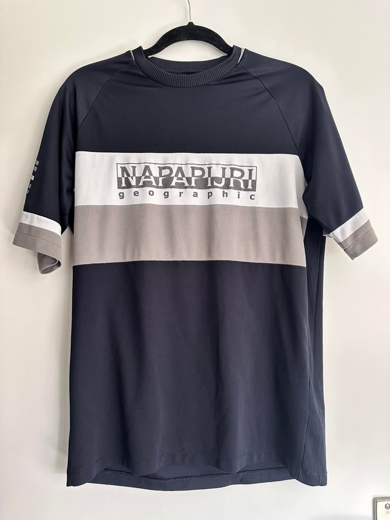 Napapijri T-shirt – sportief & stijlvol, Ophalen of Verzenden, Zo goed als nieuw, Maat 48/50 (M), Blauw