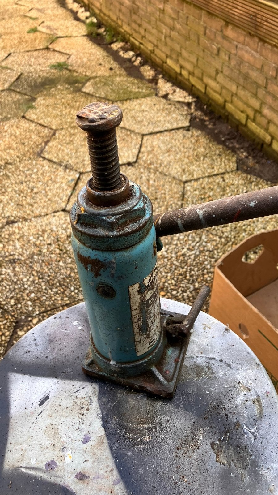 Robuuste Omega Potkrik - 10 Ton, Ophalen, Gebruikt, Hydraulisch, Potkrik