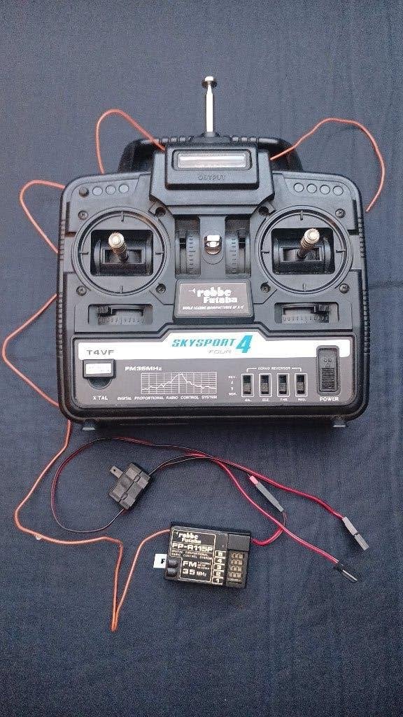 Rc zender Robbe futaba  Skysport4 35mhz, Gebruikt, Onderdeel, Overige schalen, Overige typen