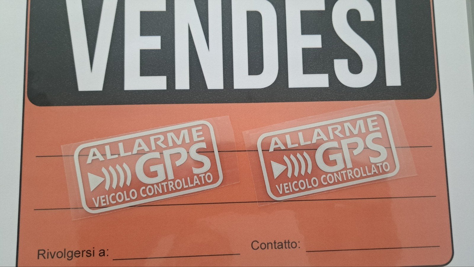 Stickerset ALLARME GPS., Ophalen of Verzenden