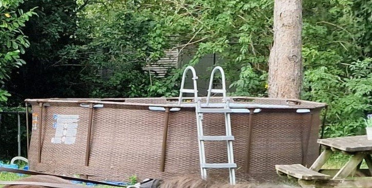 Zwembad BestWay Steel pro max, Gebruikt, Rond, 300 cm of meer, Ophalen of Verzenden
