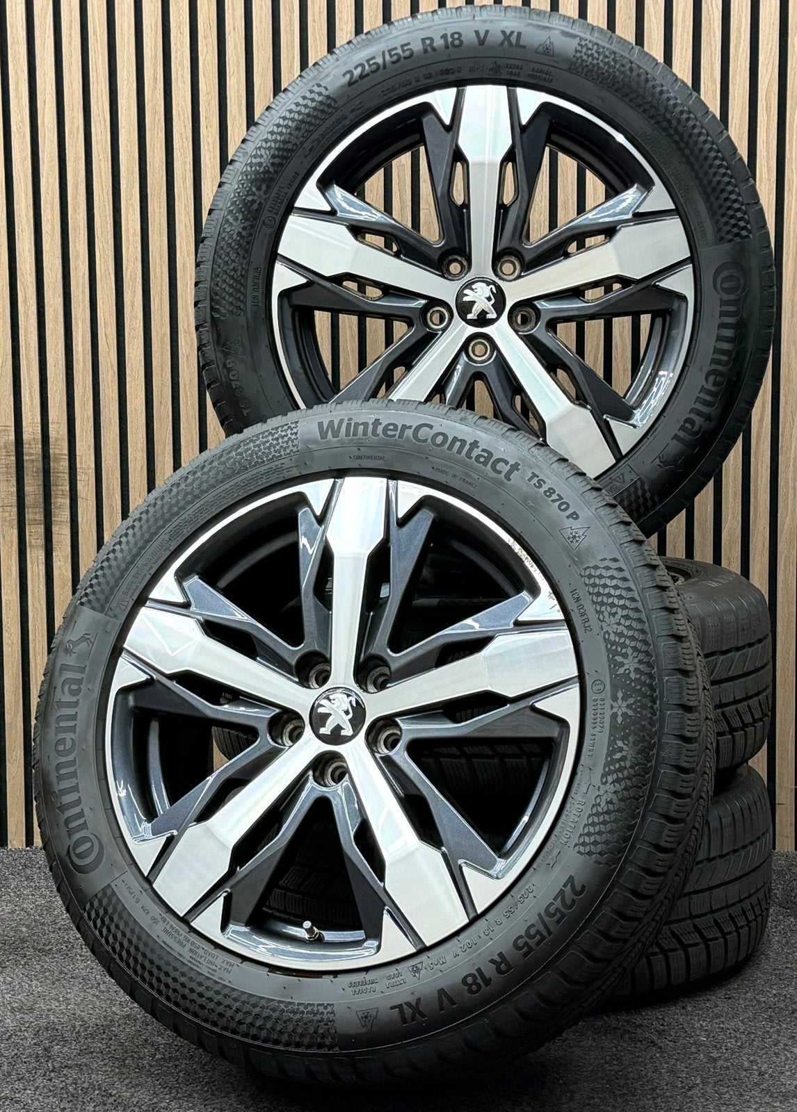 Originele 18 inch Peugeot 3008 5008 5x108 ET49 Continental, Ophalen, 18 inch, ., Banden en Velgen