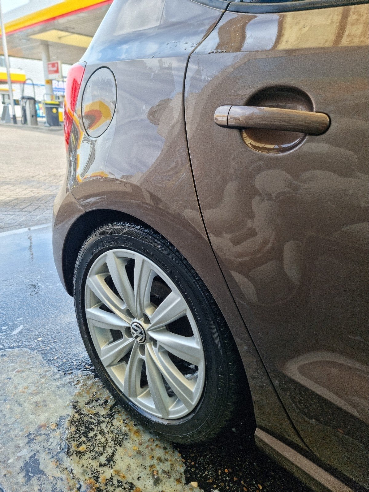 16 inch originele VW velgen 4x100 met Falkon all-season band, Auto diversen, Wieldoppen, Ophalen, Zo goed als nieuw