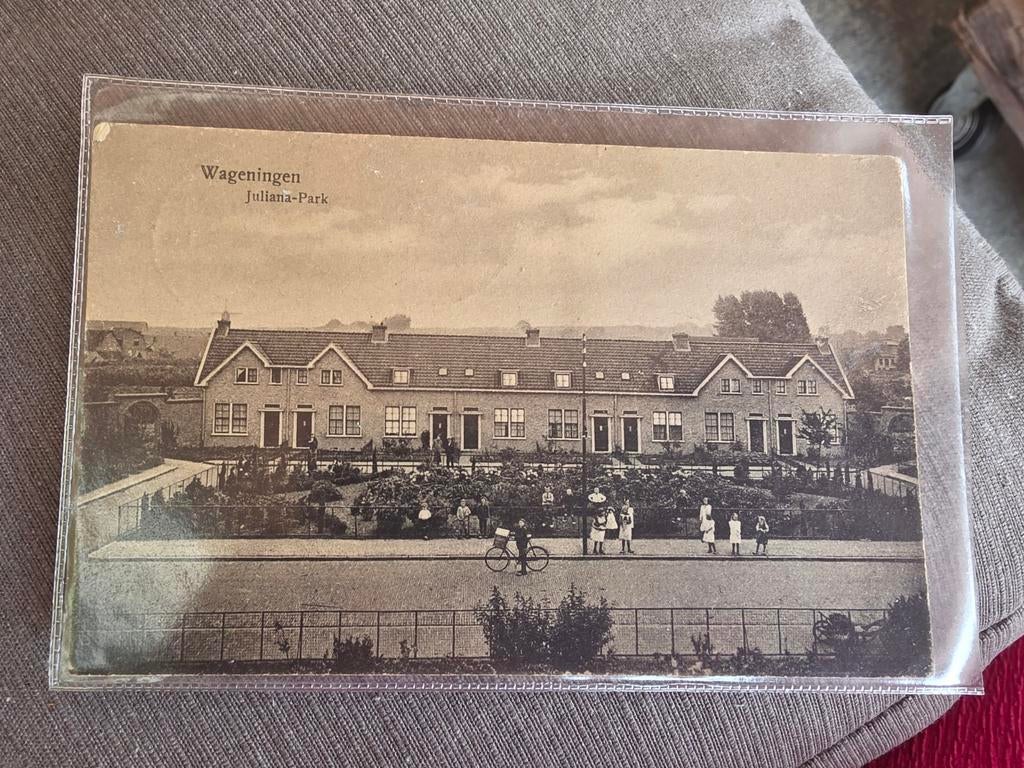 Oude Ansichtkaart Wageningen Juliana-Park, Verzamelen, Ophalen of Verzenden, 1920 tot 1940, Gelopen, Gelderland