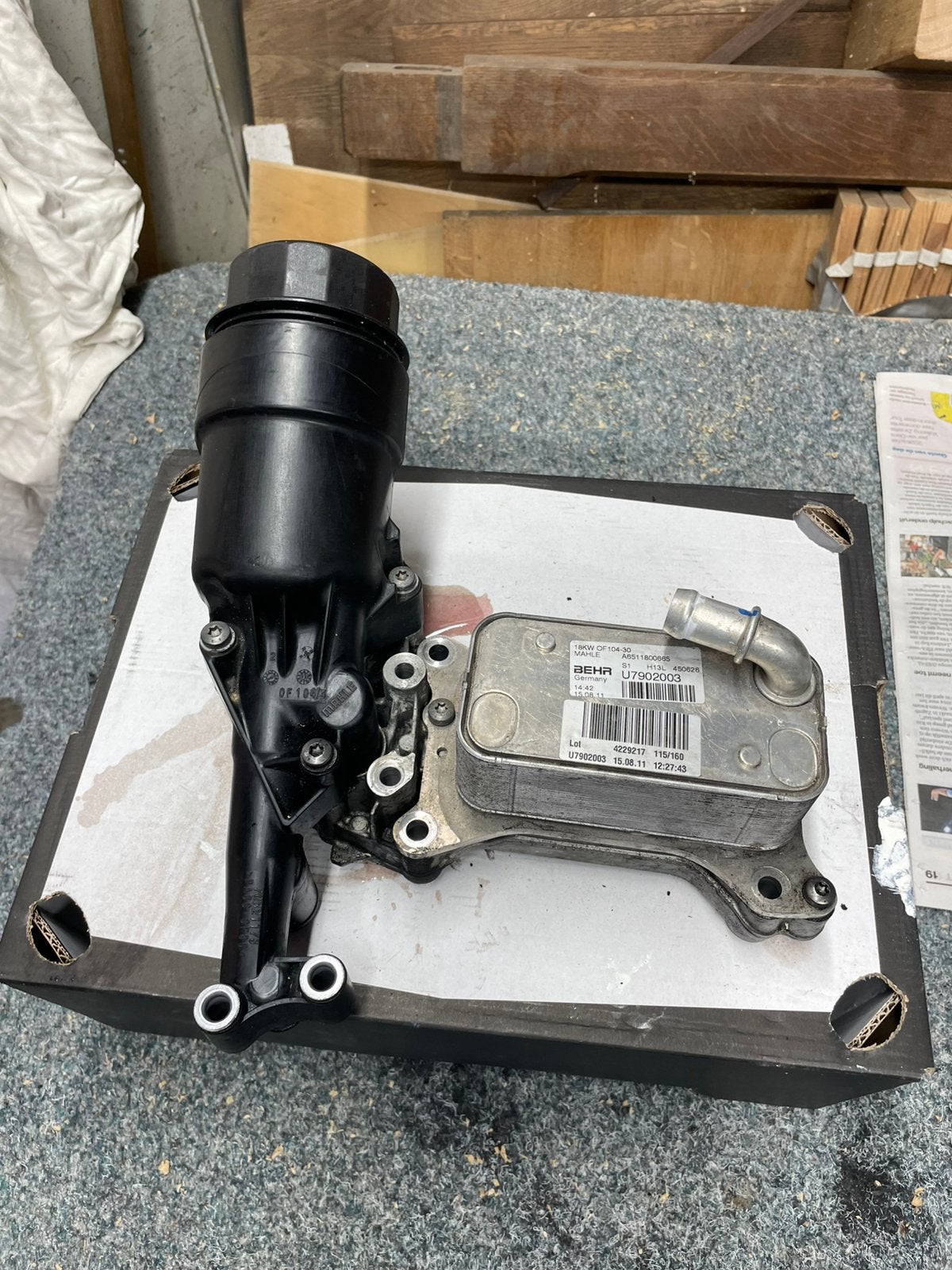 Te koop oliekoeler mercedes benz, Ophalen of Verzenden, Gebruikt, Mercedes-Benz