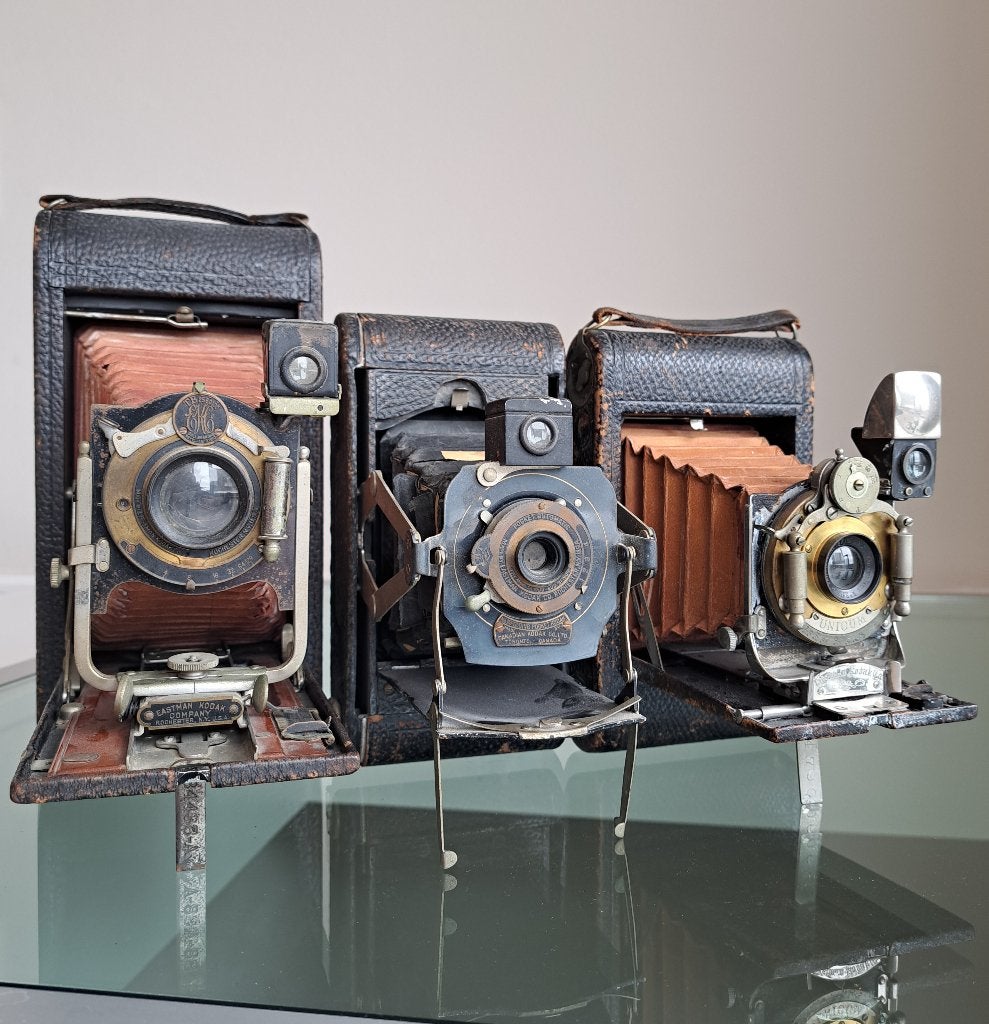 3 x Easman Kodak balgcamera, Ophalen of Verzenden, Voor 1940, Fototoestel