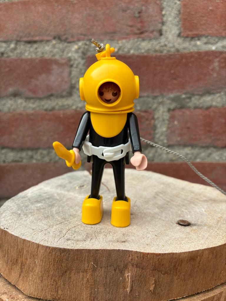 Playmobil diepzeekduiker vintage 3348 uit 1984, Ophalen of Verzenden, Gebruikt