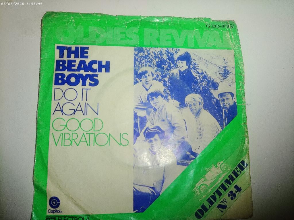 The Beach Boys - Do it again / Good Vibrations ( Oldies ), Complilatie, Ophalen of Verzenden, Gebruikt, Rock en Metal