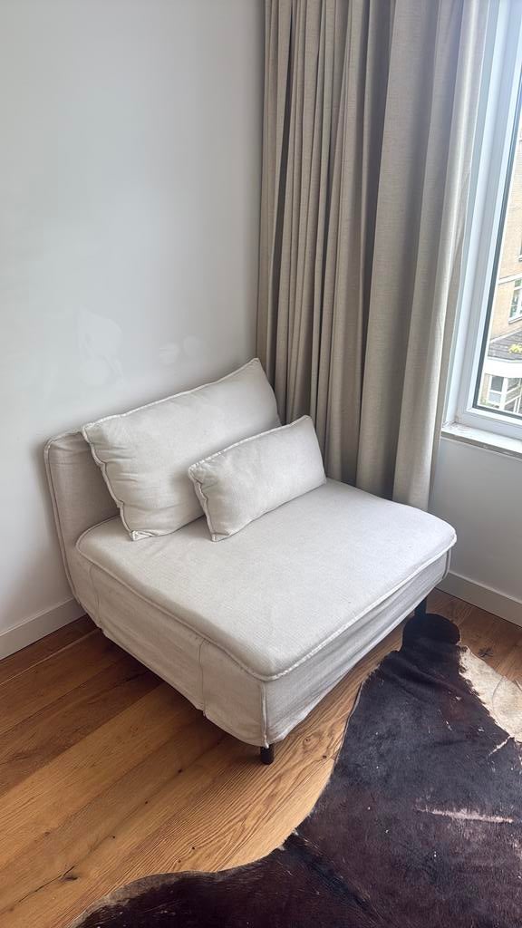 IKEA SÖDERHAMN bank : Comfortabele beige fauteuil, Ophalen, Gebruikt, Overige kleuren, Eén