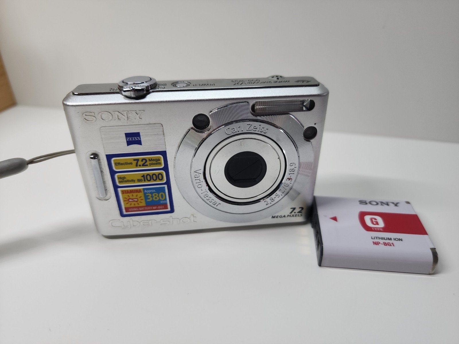 Sony Cybershot DSC W35 Compactcamera met accu, Audio, Tv en Foto, Fotocamera's Digitaal, Ingebouwde flitser, Gebruikt, Ophalen of Verzenden