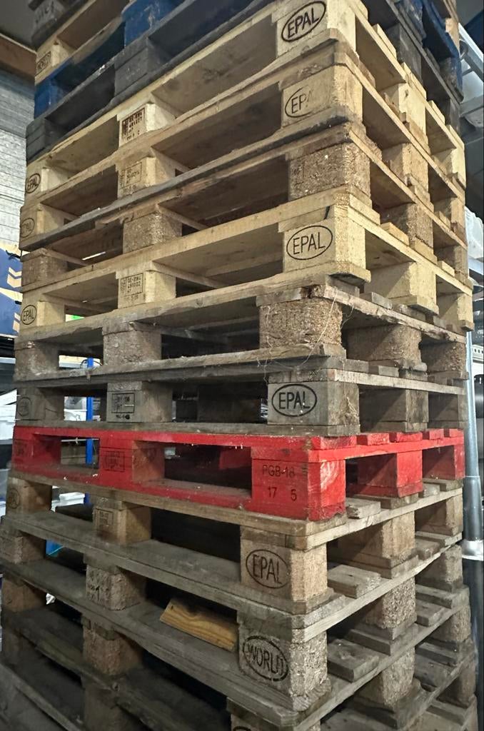 EPAL Europallets Circa 25 stuks!!!, Ophalen