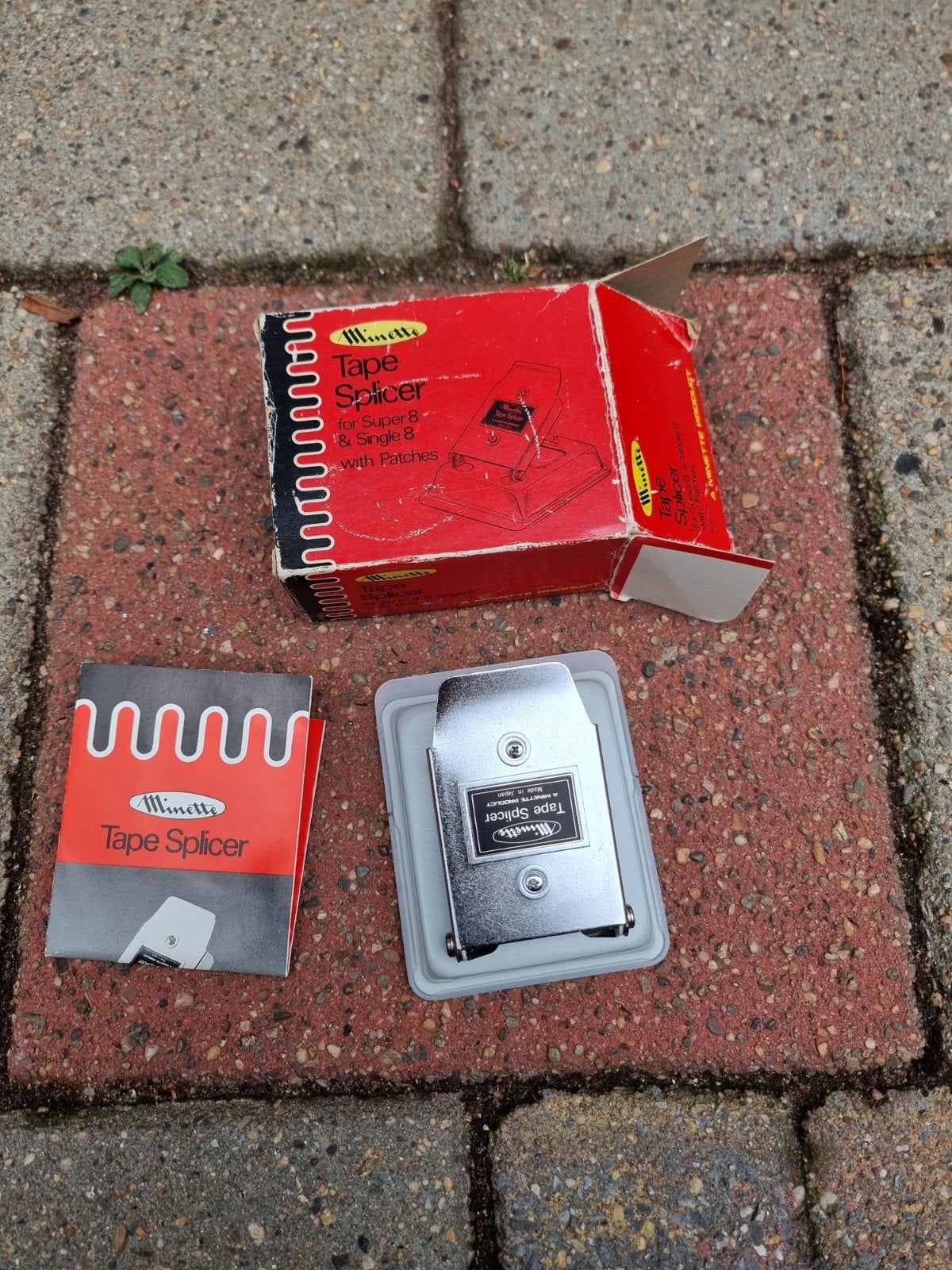 Minette Tape Splicer voor 8mm, Super 8 & Single 8 films, Audio, Tv en Foto, Filmrollen, Ophalen, Accessoire