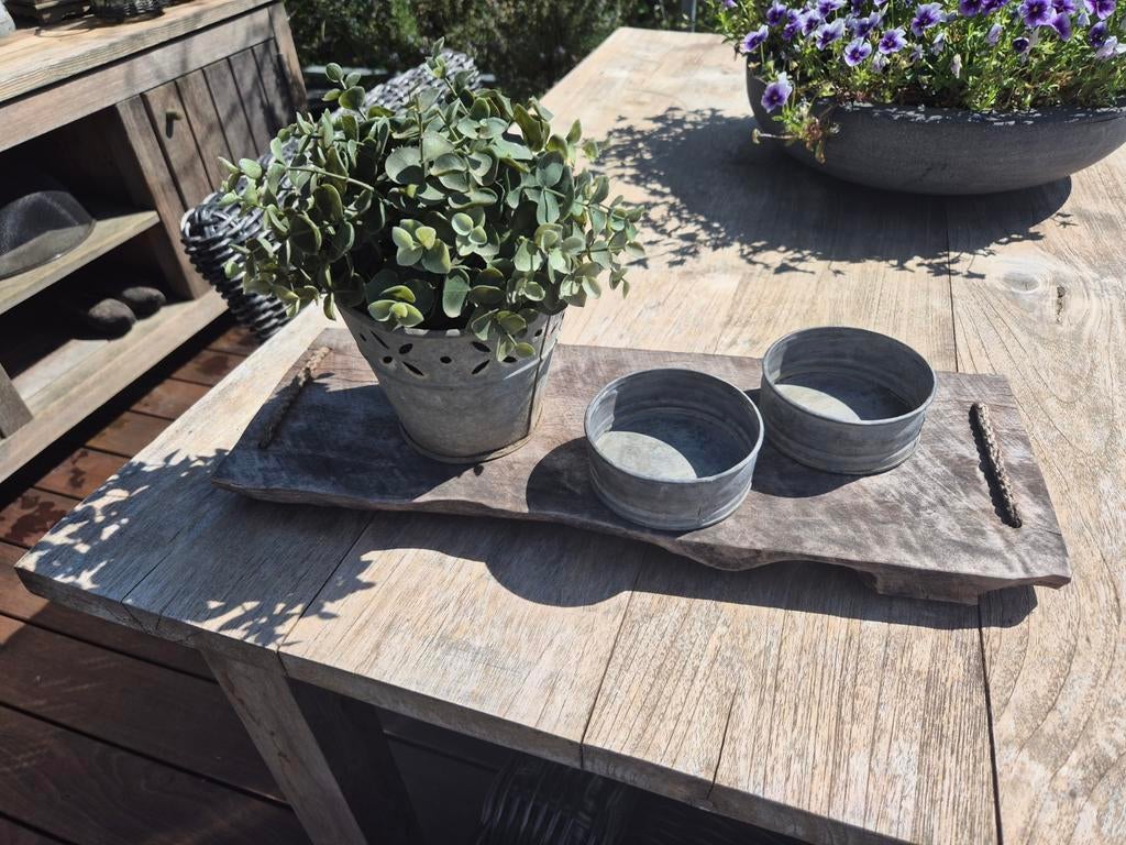 Sober houten dienblad / decoratieplank, Huis en Inrichting, Ophalen of Verzenden