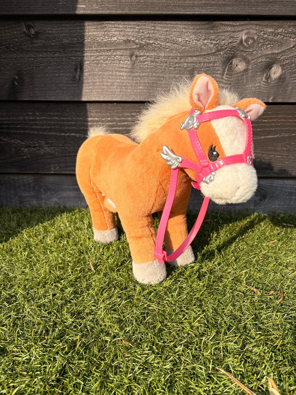 Schattig paardenknuffel met roze hoofdstel, Ophalen, Paard, Overige merken, Overige karakters