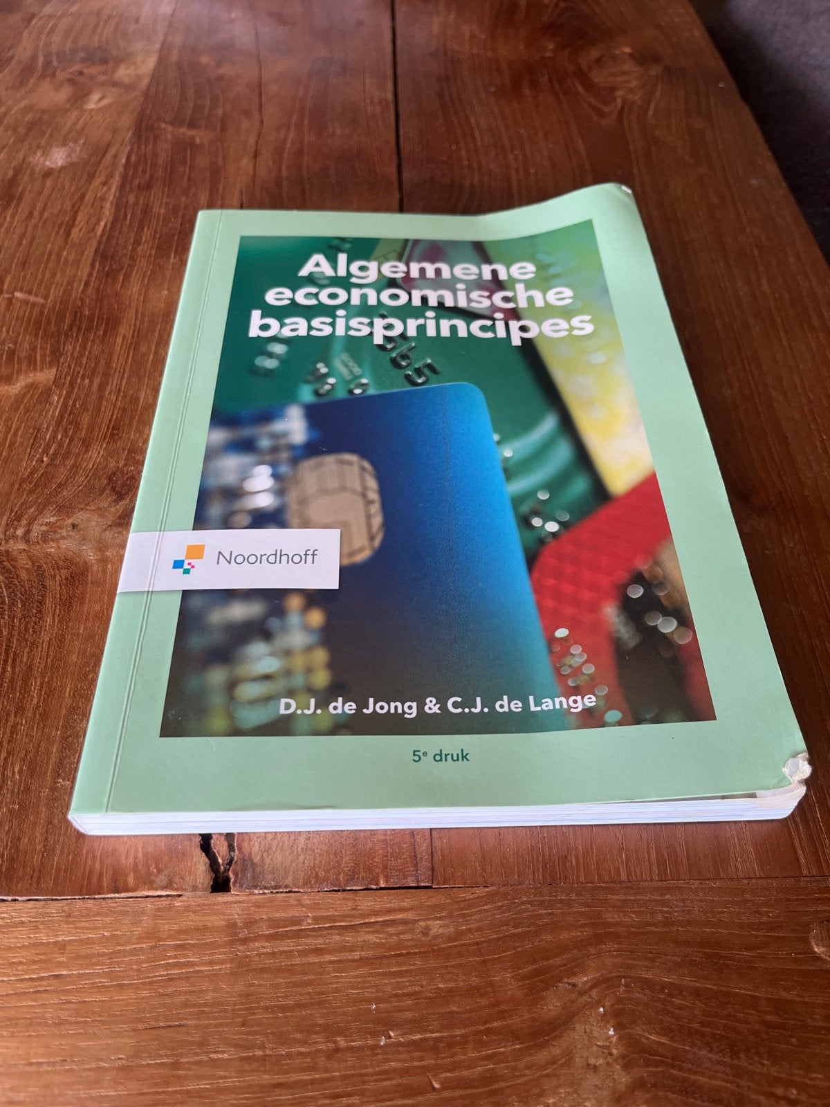 Algemene economische basisprincipes - D.J. de Jong, Ophalen of Verzenden, Gamma, Zo goed als nieuw, HBO