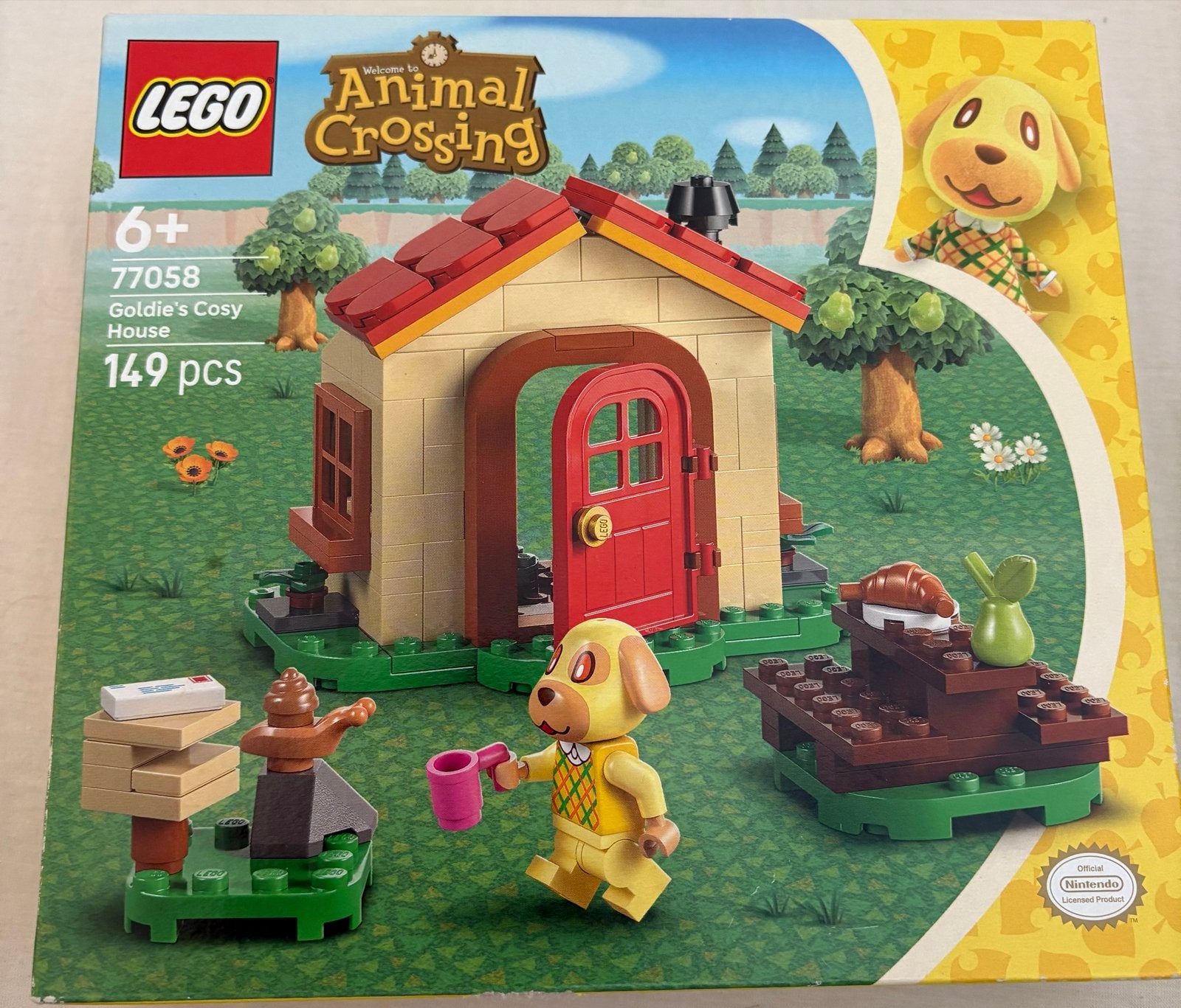 LEGO Animal Crossing 77058 Goldie's Gezellige Huis, Overige thema's, Lego, Nieuw, Ophalen of Verzenden