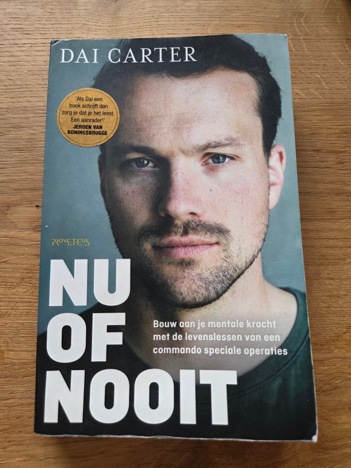 Nu of Nooit - Dai Carter, Boeken, Ophalen of Verzenden, Gelezen, Dai Carter, Overige