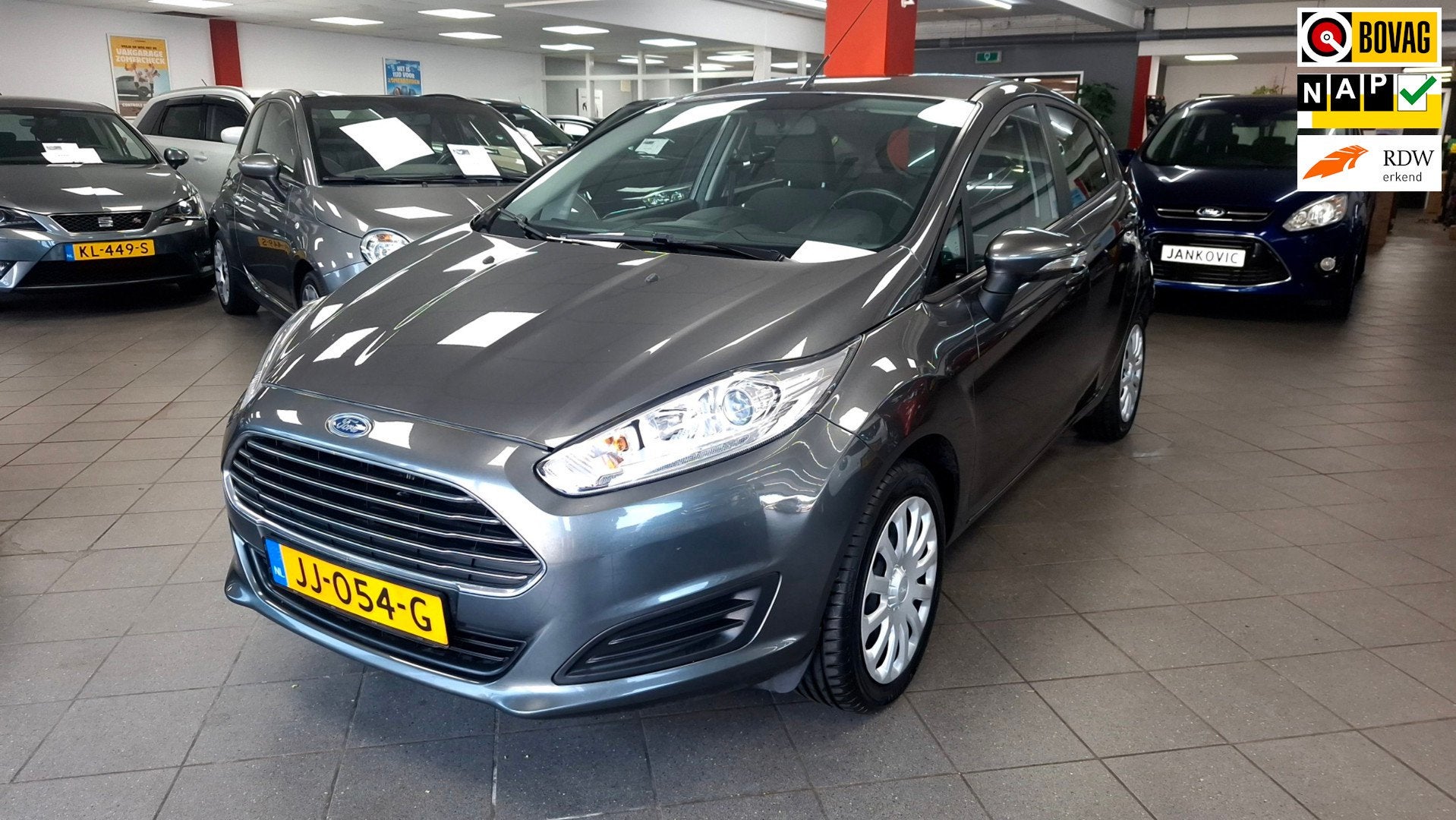 Ford Fiesta 1.0 Style Airco/Navigatie, Auto's, Ford, Stof, 525 kg, 23 km/l, Origineel Nederlands