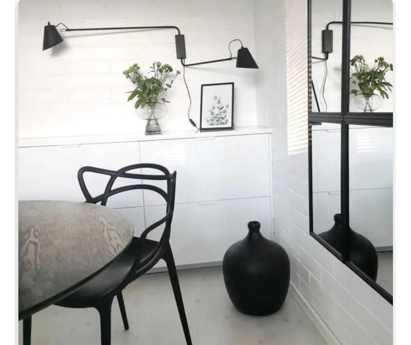 Moderne Zwarte Wandlamp Lune - 2-Lichts Verstelbaar, Huis en Inrichting, Lampen | Wandlampen, Zwart, Qazqa, Nieuw, Dimbaar