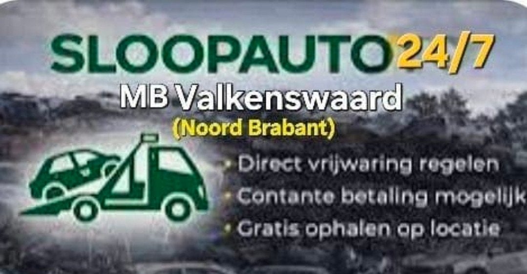 sloop auto's tekoop gevraagd, Ophalen