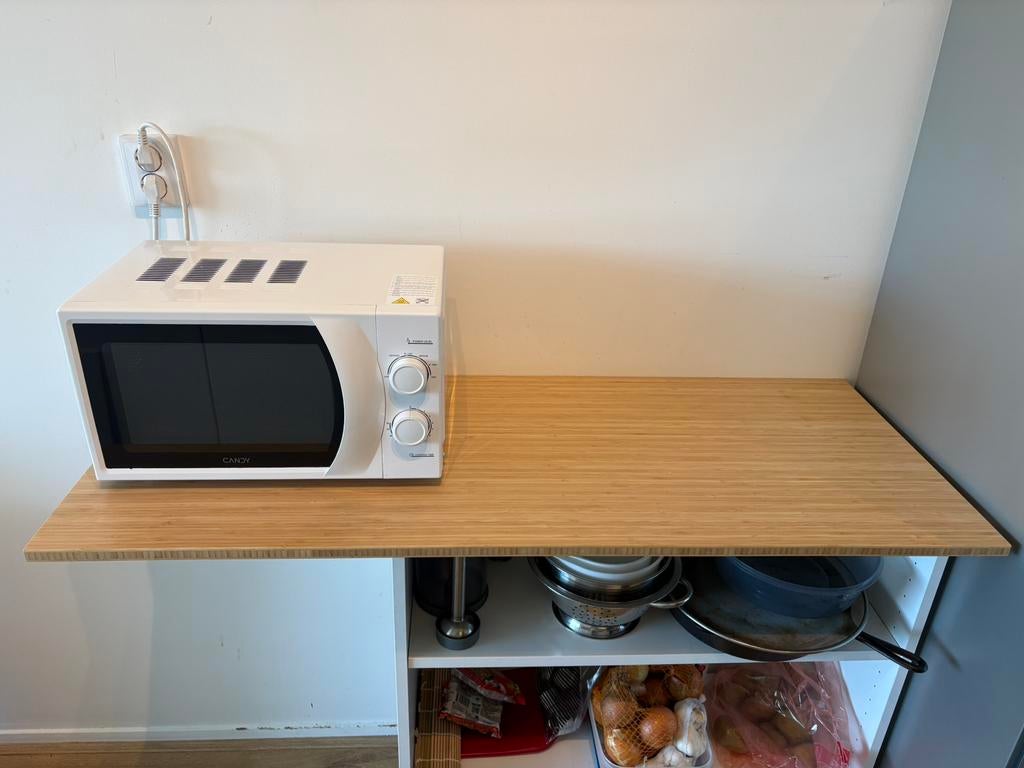 Bamboe werkblad 49x122 ikea Tolken, Ophalen, Minder dan 25 mm, Zo goed als nieuw, Plank