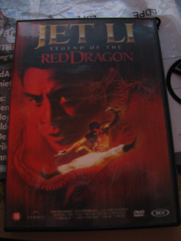 Legend of the red dragon met Jet Li, Engels, Vanaf 16 jaar, Ophalen of Verzenden, Zo goed als nieuw