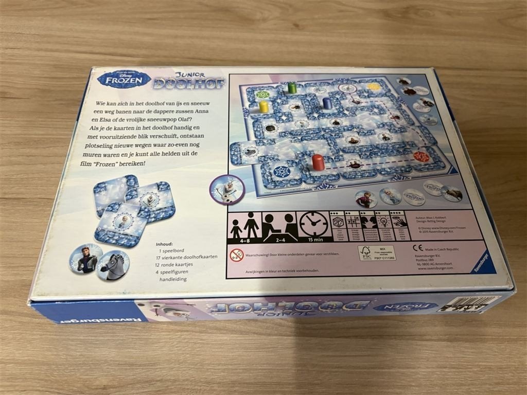 junior doolhof disney frozen - s4176, Verzenden, Zo goed als nieuw