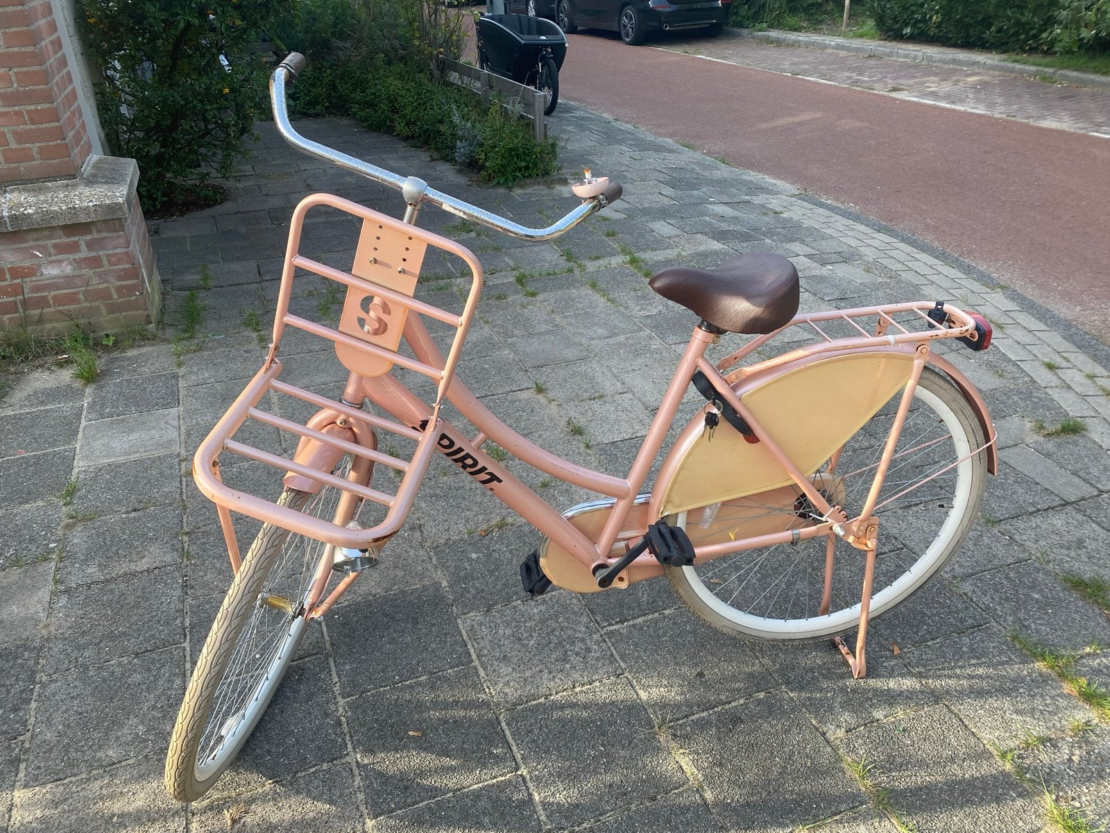 Roze Spirit Transportfiets - Zo goed als nieuw, Terugtraprem, Zo goed als nieuw, 50 tot 53 cm, Ophalen