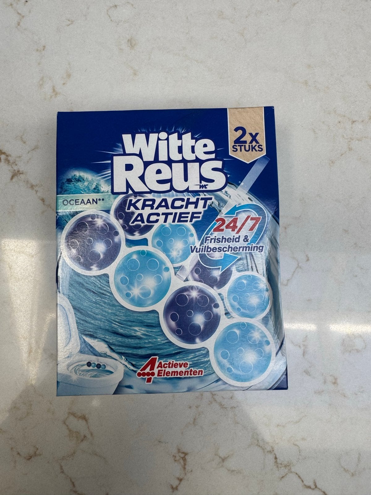 Witte Reus WC Kracht Actief Oceaan - 2 stuks, Huis en Inrichting, Ophalen of Verzenden, Schoonmaakmiddel