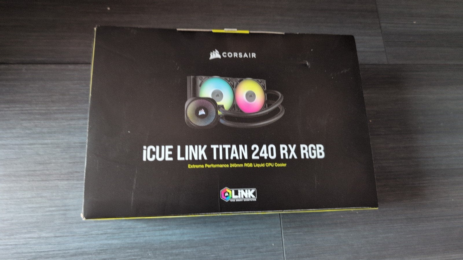 Corsair iCUE LINK TITAN 240 RX RGB AIO Liquid CPU Cooler, Computers en Software, Ophalen of Verzenden, Nieuw, Waterkoeling