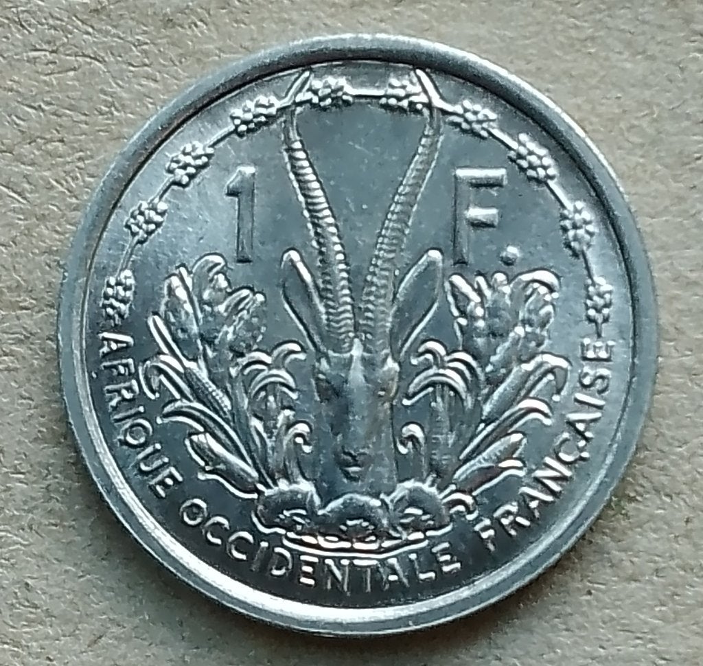 Frans West Afrika, 1 franc 1948, Ophalen of Verzenden, Overige landen, Losse munt