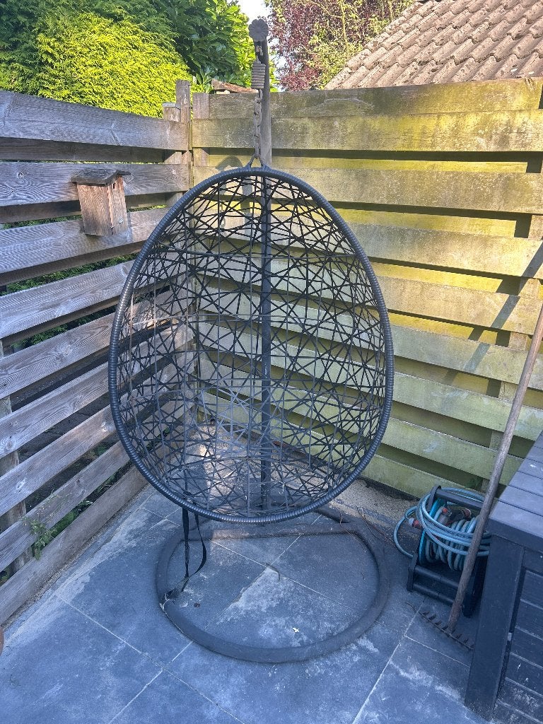 Ei stoel, Tuin en Terras, Tuinstoelen, Ophalen, Gebruikt, Kunststof