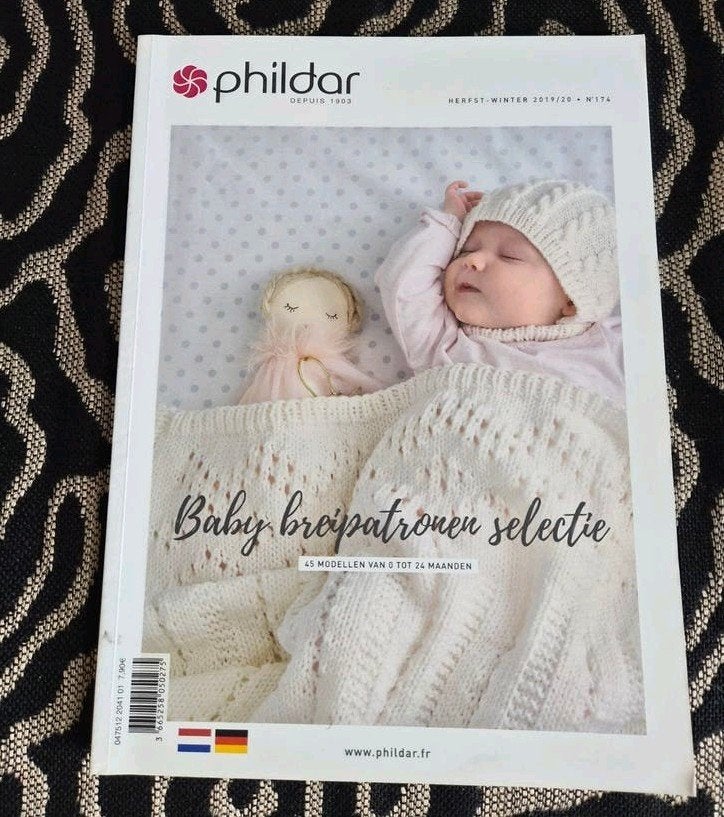 Phildar Baby Breipatronen Selectie - Herfst/Winter 2019/20, Ophalen of Verzenden, Zo goed als nieuw, Breien, Patroon of Boek