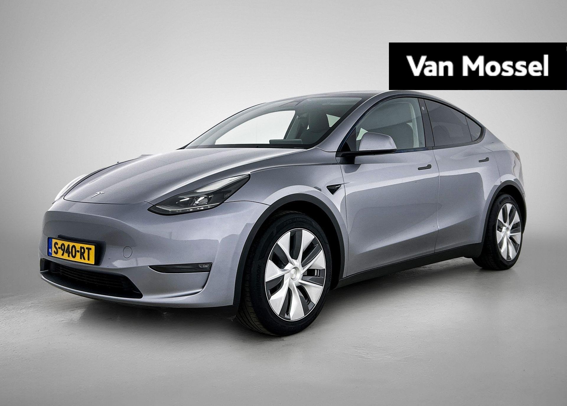 Tesla Model Y Long Range AWD 75 kWh 351 PK | Automaat | Navi, Auto's, Tesla, Stof, Gebruikt, 495 min, Origineel Nederlands