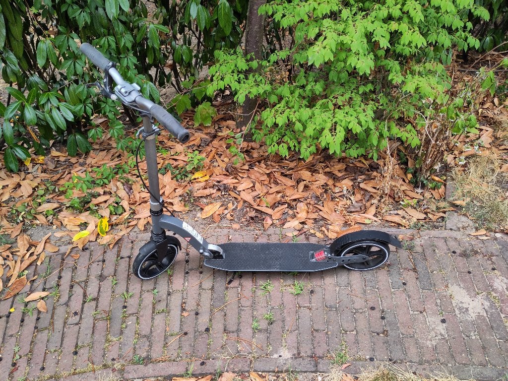 CRIVIT Big wheel opvouwbare step (Zwart), Ophalen of Verzenden, Zo goed als nieuw, Gewone step, Crivit