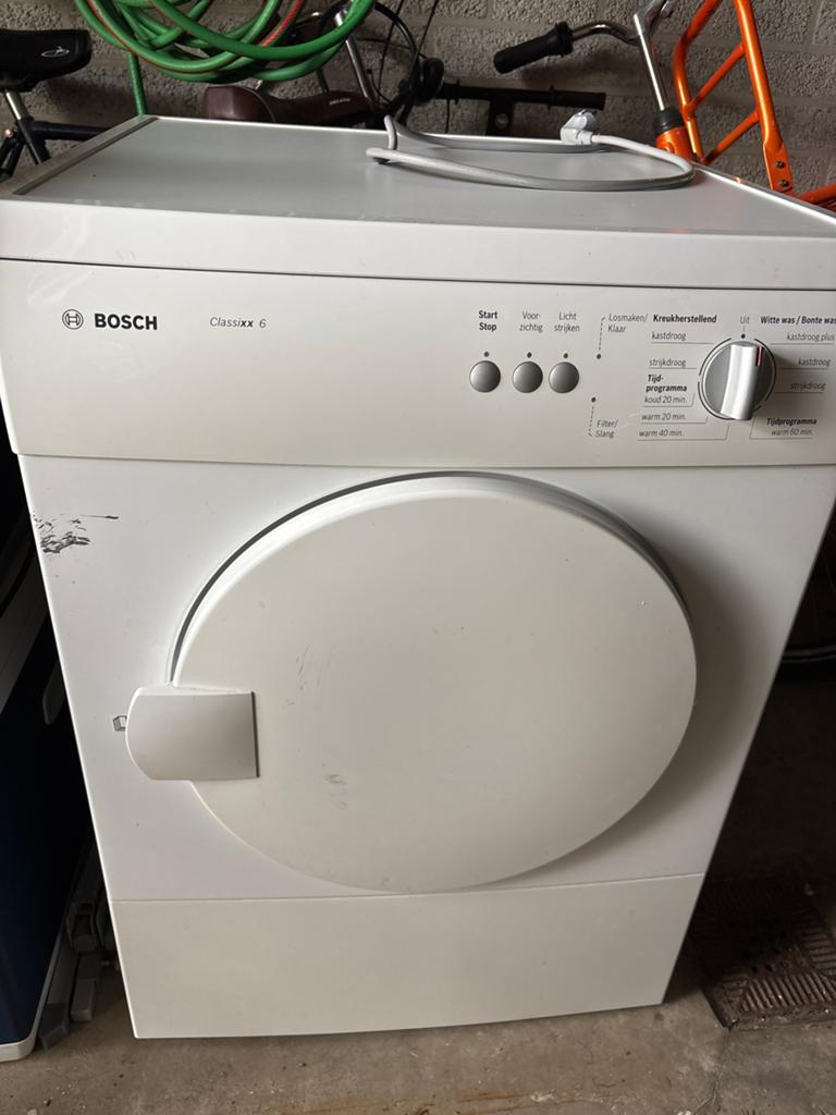 Bosch Classixx 6 Wasdroger - Betrouwbaar en Efficiënt, Witgoed en Apparatuur, Wasdrogers, Gebruikt, Luchtafvoer, Voorlader, 6 tot 8 kg