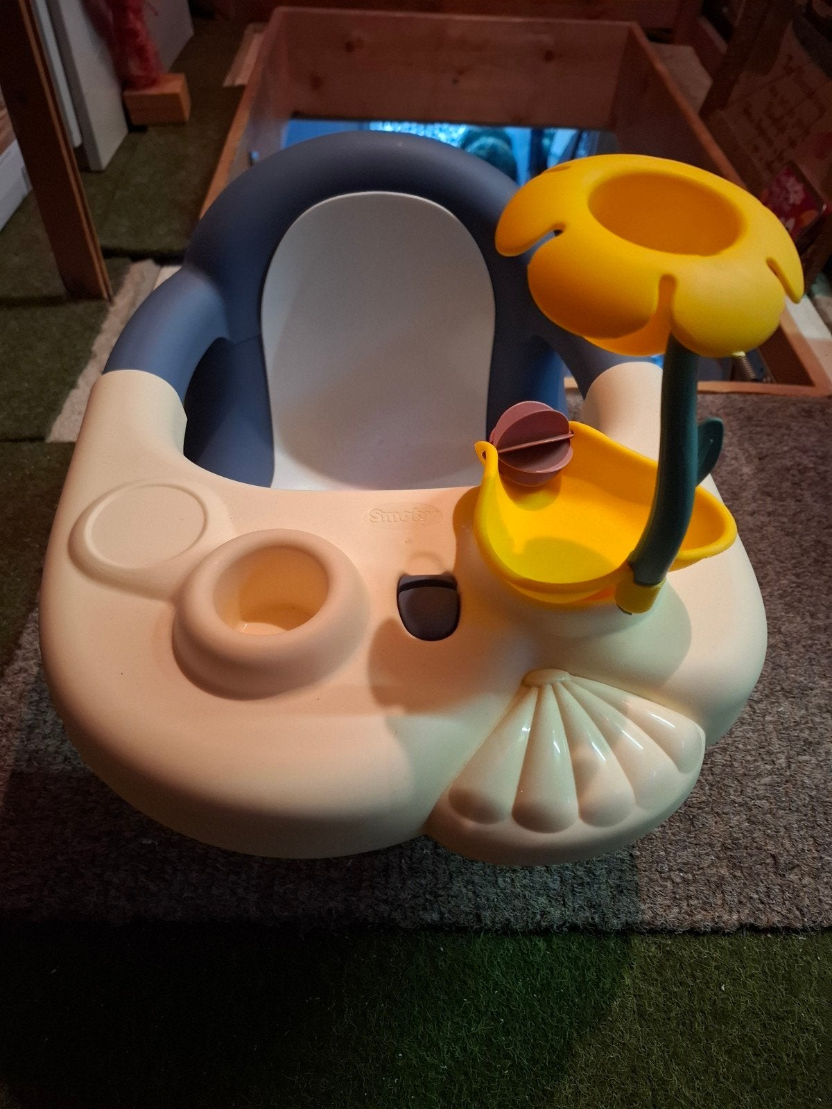 Badzitje met speelgoed - Smoby Cotoons, Kinderen en Baby's, Ophalen of Verzenden, Gebruikt, Badzitje of Badring, Overige merken