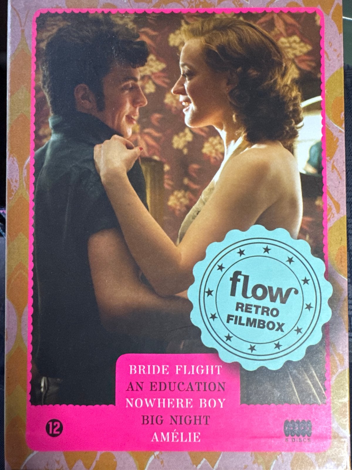 Flow Retro Filmbox: Bride Flight, An Education, Nowhere Boy,, Verzenden, Nederlands, Vanaf 12 jaar, Inclusief doosje
